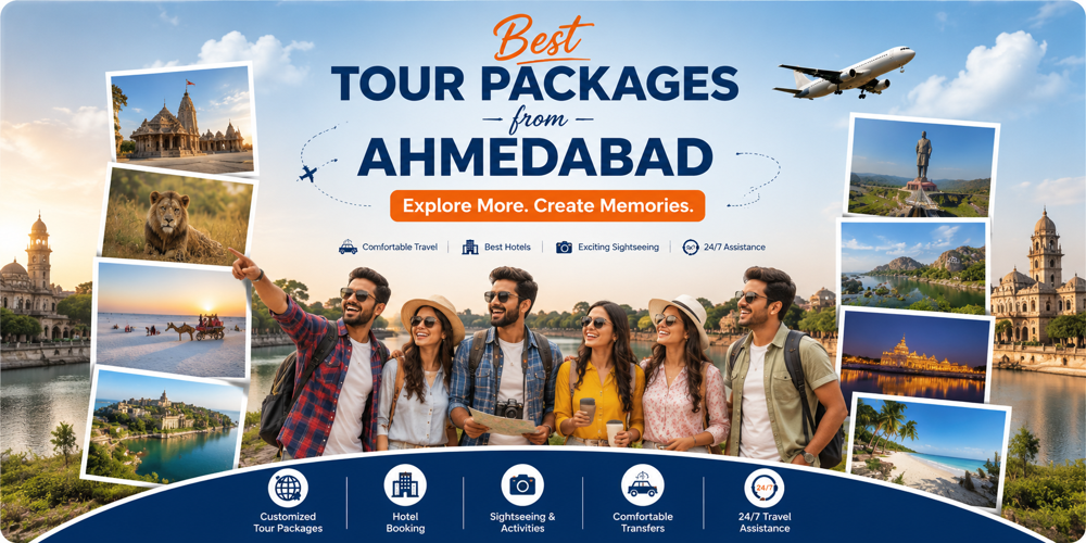 Best Tour Packages from Ahmedabad